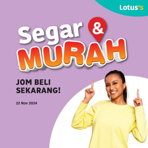 Lotus’s Fresh Items Promotion (22-26 November 2024) Lotus’s Fresh Items Promotion (22-26 November 2024)