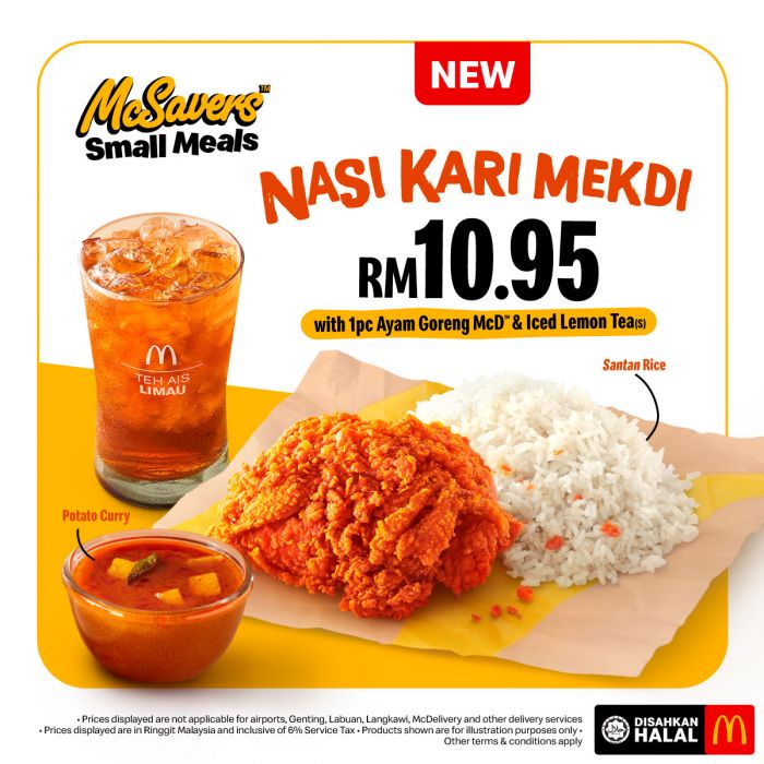 McDonald’s Nasi Kari Mekdi Now Available: RM10.95 Meal Deal McDonald’s Nasi Kari Mekdi Now Available: RM10.95 Meal Deal