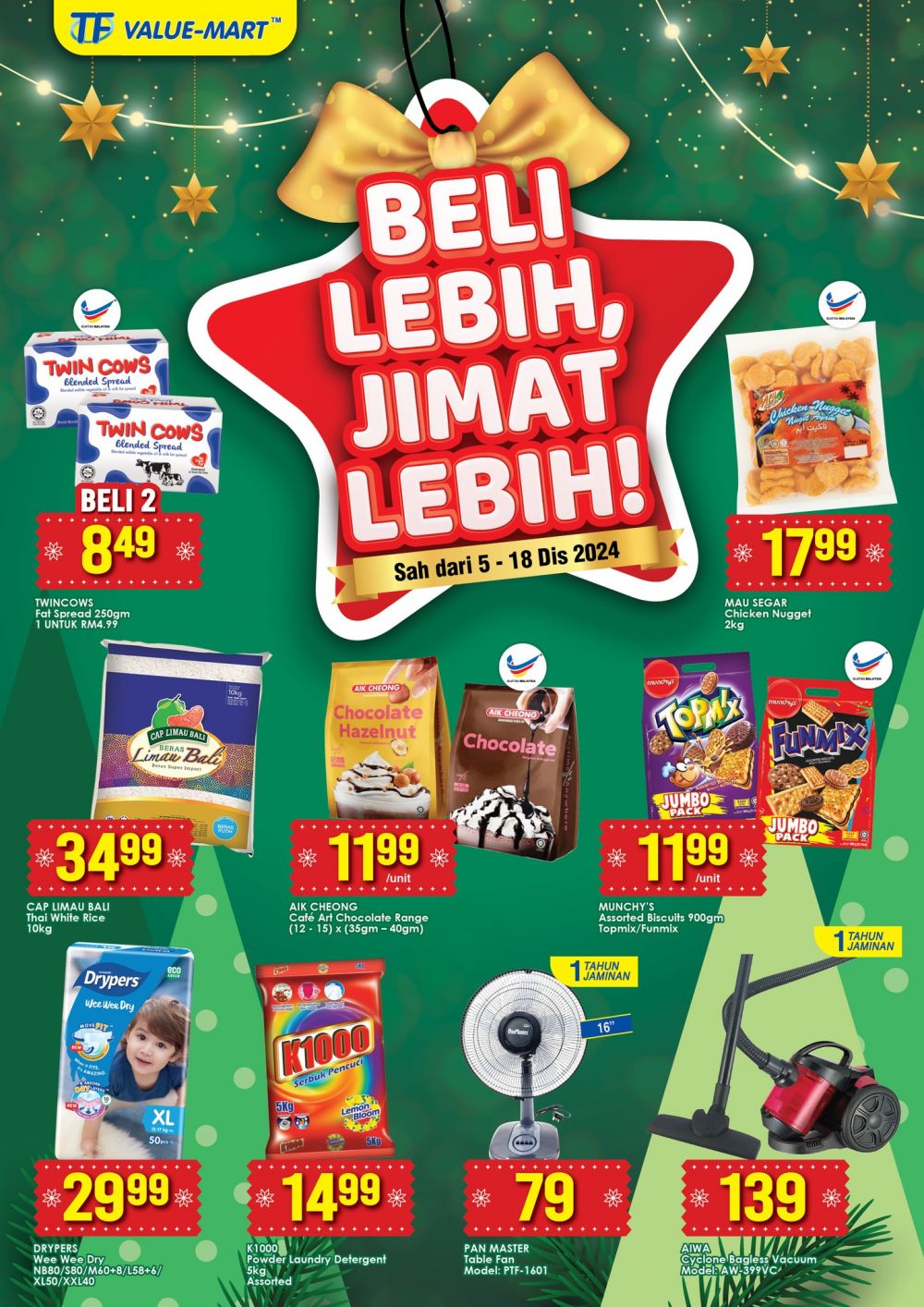 TF Value-Mart Promotion Catalogue 5-18 December 2024 - Beli Lebih, Jimat Lebih Offers!