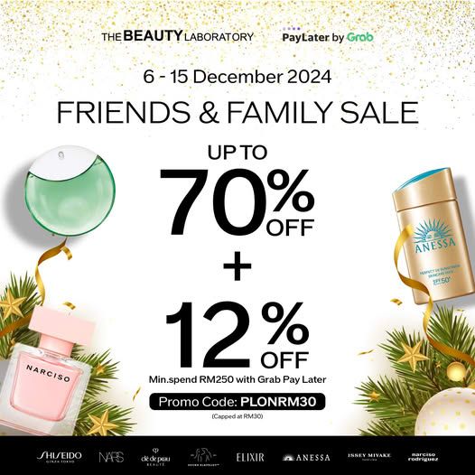 Shiseido Friends & Family Sale (6-15 Dec 2024) Shiseido Friends & Family Sale (6-15 Dec 2024)