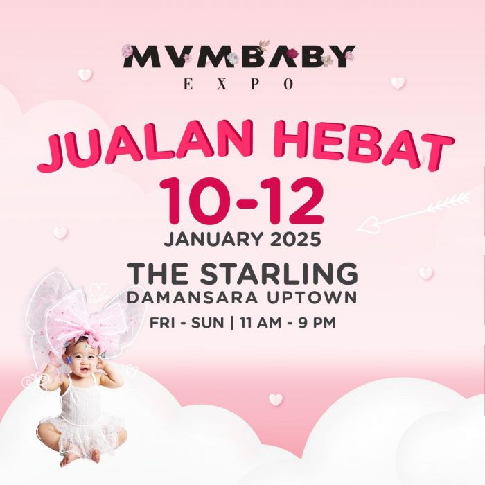 MVM Baby Expo at The Starling Mall: Huge Discounts & Exclusive Deals (10-12 January 2025) MVM Baby Expo at The Starling Mall: Huge Discounts & Exclusive Deals (10-12 January 2025)