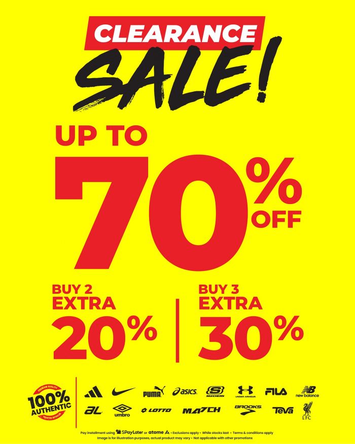 Al-Ikhsan Sports Clearance Sale – Up to 70% OFF + Extra Discounts! Al-Ikhsan Sports Clearance Sale – Up to 70% OFF + Extra Discounts!
