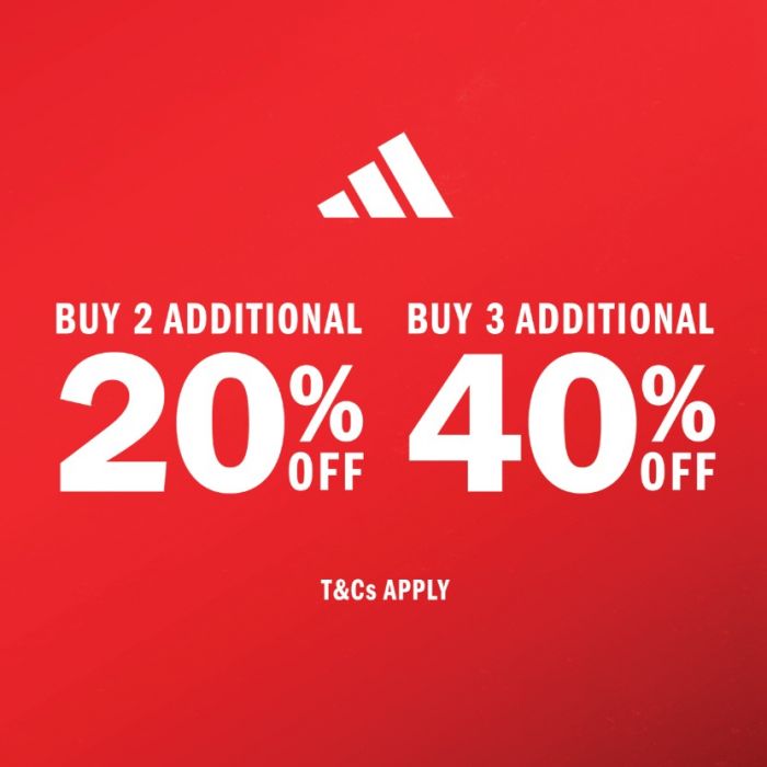 Adidas Sale at Mitsui Outlet Park – Up to 40% Off Until 6 March 2025 Adidas Sale at Mitsui Outlet Park – Up to 40% Off Until 6 March 2025