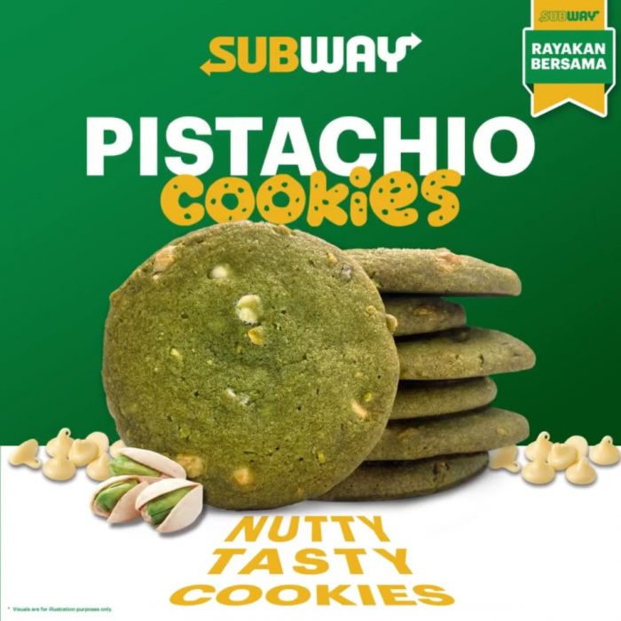 Subway Launches New Pistachio Cookies in Malaysia: A Nutty Delight Subway Launches New Pistachio Cookies in Malaysia: A Nutty Delight