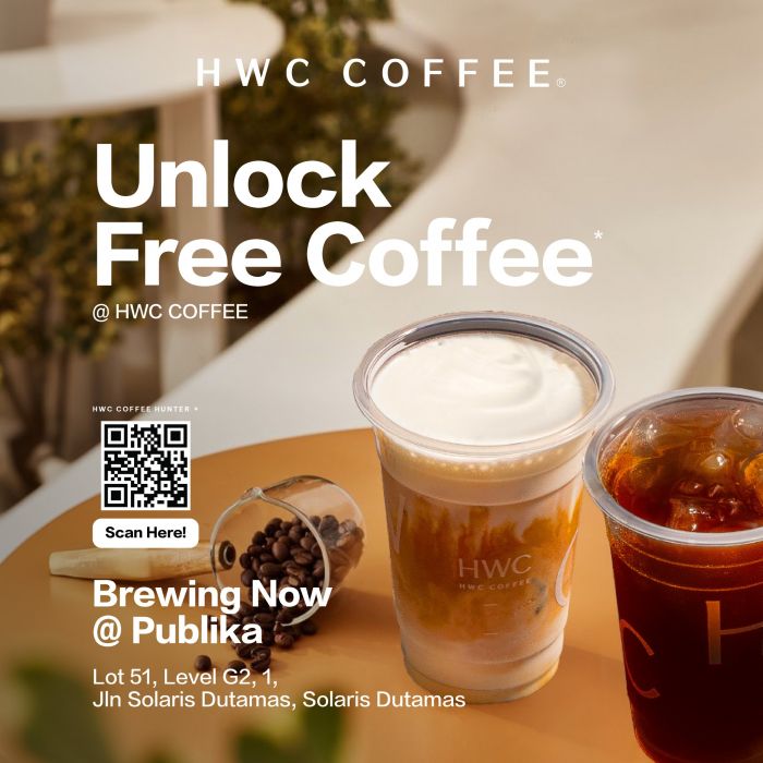 HWC Coffee Publika Opening Promotion – Free Coffee and Scratch & Win Giveaway in Kuala Lumpur HWC Coffee Publika Opening Promotion – Free Coffee and Scratch & Win Giveaway in Kuala Lumpur