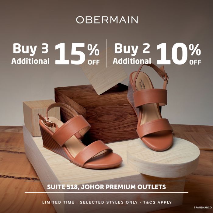 Obermain Sale at Johor Premium Outlets April 2025 – Save Up to 15% Obermain Sale at Johor Premium Outlets April 2025 – Save Up to 15%