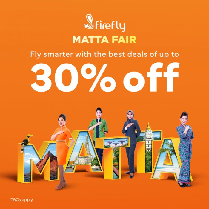 Firefly MATTA Fair Sale (17-28 April 2025) – Save Up to 30% on Flights Across Malaysia and Beyond Firefly MATTA Fair Sale (17-28 April 2025) – Save Up to 30% on Flights Across Malaysia and Beyond
