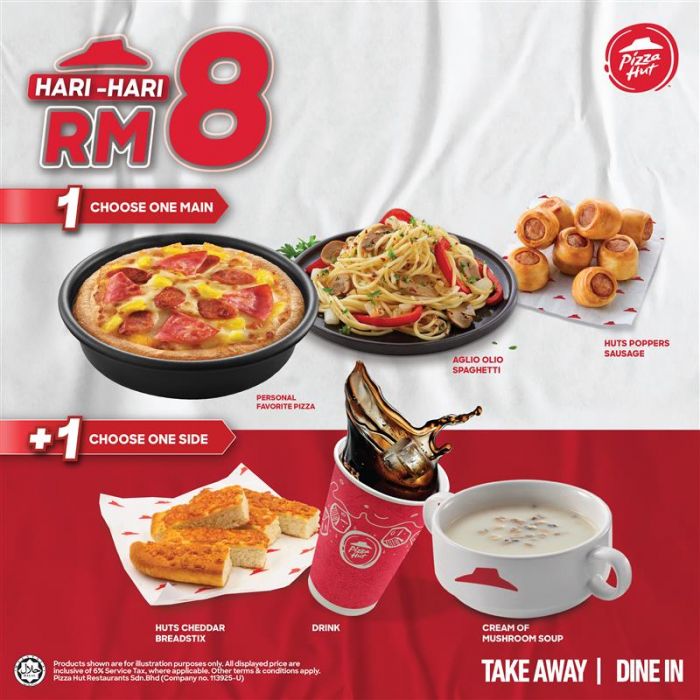 Pizza Hut Hari-Hari RM8 Promotion Malaysia – Enjoy Combo Meals from Just RM8 Daily Pizza Hut Hari-Hari RM8 Promotion Malaysia – Enjoy Combo Meals from Just RM8 Daily