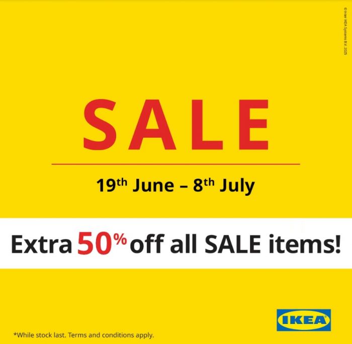 IKEA Malaysia Sale: Extra 50% OFF All Sale Items (4–8 July 2025) IKEA Malaysia Sale: Extra 50% OFF All Sale Items (4–8 July 2025)