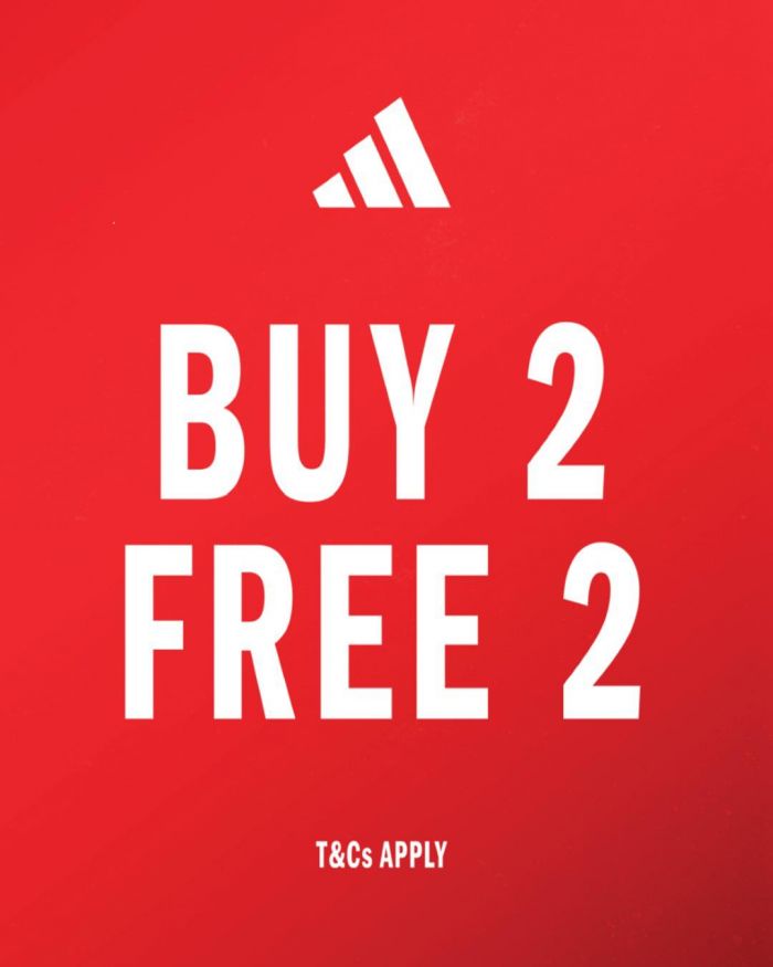 Adidas Buy 2 Free 2 Sale at Johor Premium Outlets (4–7 July 2025) Adidas Buy 2 Free 2 Sale at Johor Premium Outlets (4–7 July 2025)