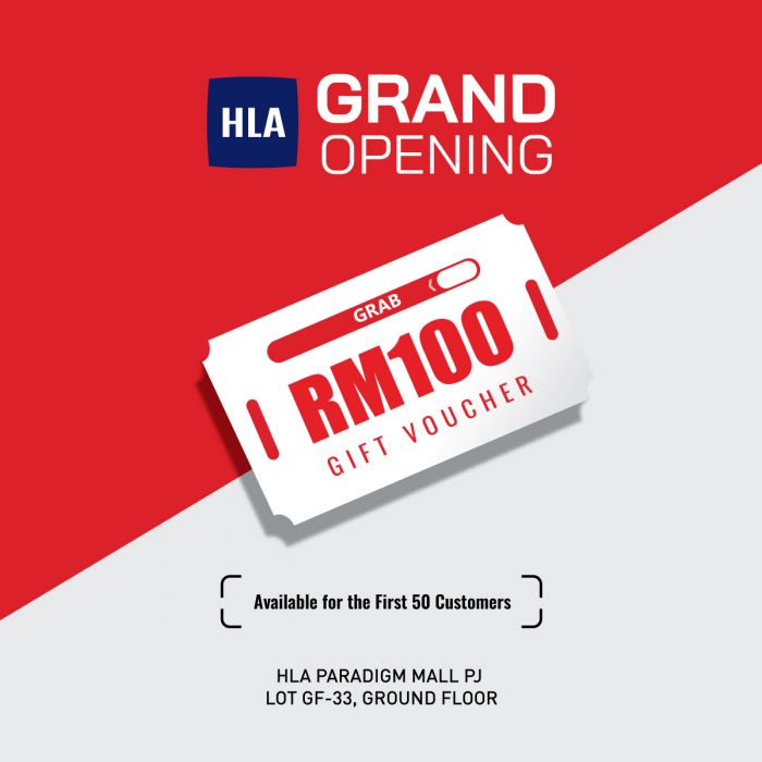 HLA Paradigm Mall PJ Grand Opening: RM100 Gift Voucher for First 50 Customers (19 July 2025) HLA Paradigm Mall PJ Grand Opening: RM100 Gift Voucher for First 50 Customers (19 July 2025)