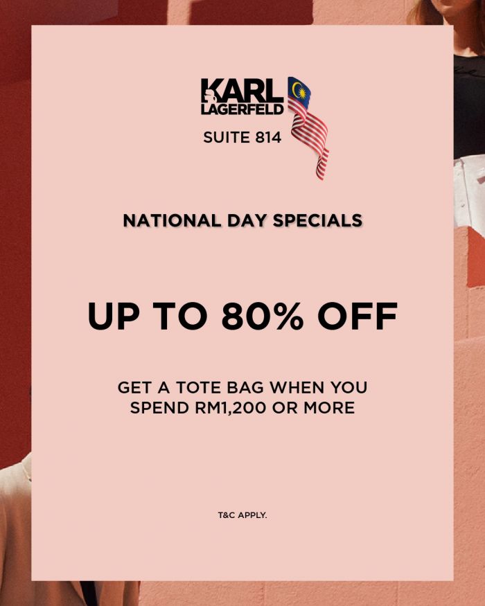 Karl Lagerfeld Merdeka Sale at Genting Highlands Premium Outlets (15-17 Aug 2025) – Up to 80% OFF Karl Lagerfeld Merdeka Sale at Genting Highlands Premium Outlets (15-17 Aug 2025) – Up to 80% OFF