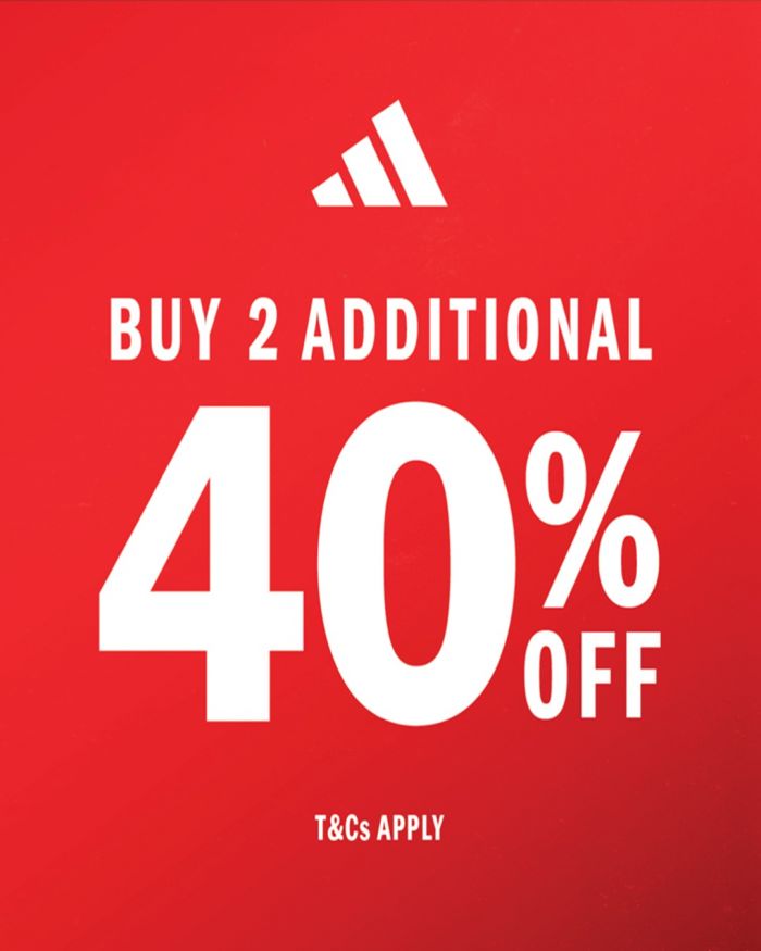 Adidas Sale at Johor Premium Outlets Sale (21-24 Aug 2025) – Buy 2, Get 40% Off Selected Items Adidas Sale at Johor Premium Outlets Sale (21-24 Aug 2025) – Buy 2, Get 40% Off Selected Items