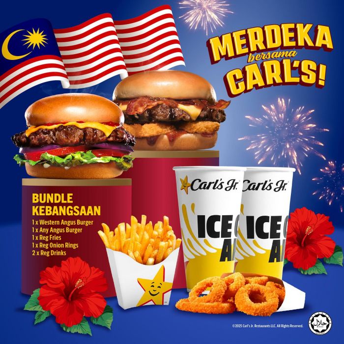 Carl’s Jr Merdeka Bundle Kebangsaan Promotion – Double the Burgers, Double the Joy! Carl’s Jr Merdeka Bundle Kebangsaan Promotion – Double the Burgers, Double the Joy!