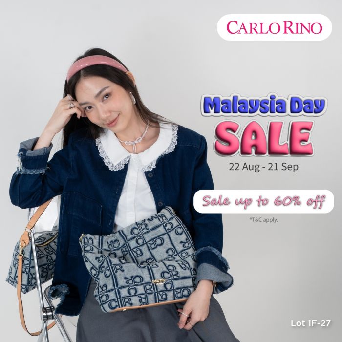 Carlo Rino Sunway Carnival Mall Malaysia Day Sale (22 Aug - 21 Sep 2025) Carlo Rino Sunway Carnival Mall Malaysia Day Sale (22 Aug - 21 Sep 2025)