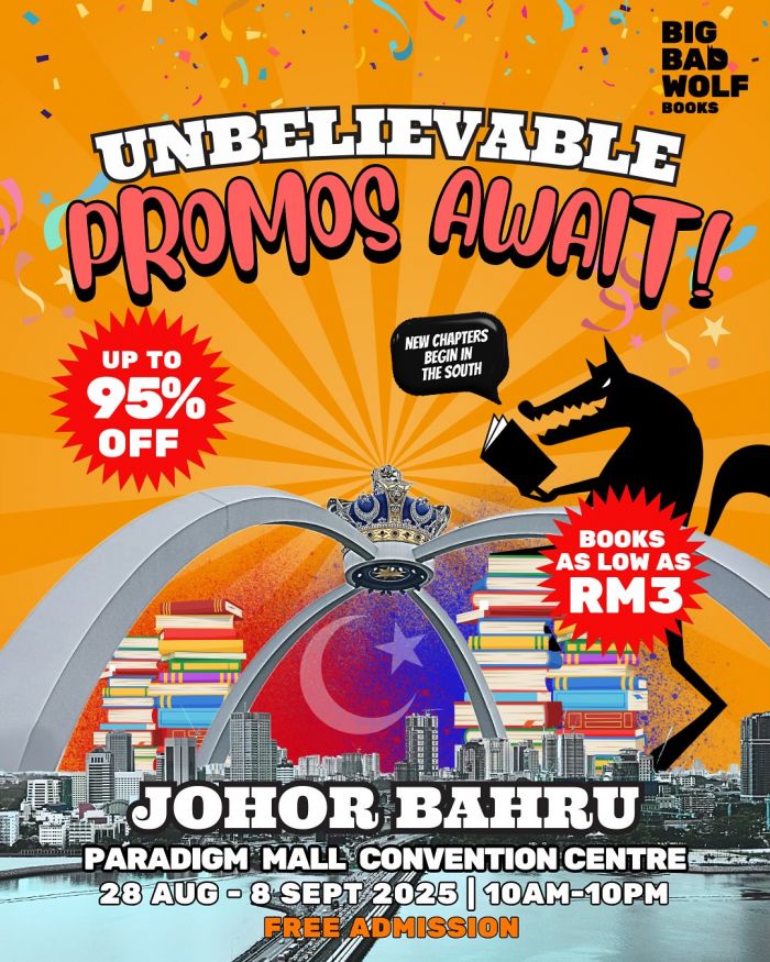 Big Bad Wolf Book Sale Johor Bahru 2025 at Paradigm Mall – Up to 95% Off Big Bad Wolf Book Sale Johor Bahru 2025 at Paradigm Mall – Up to 95% Off