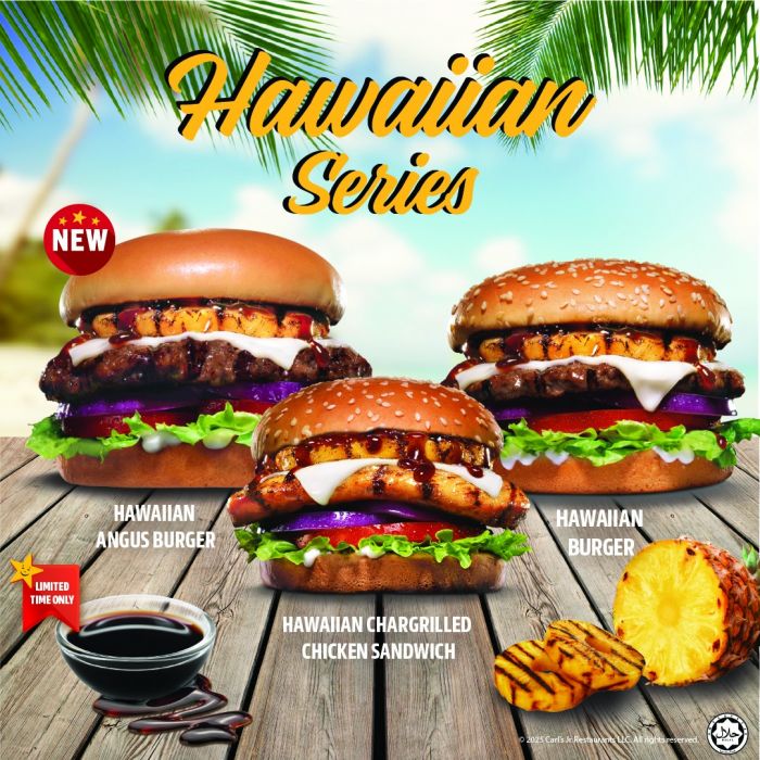 Carl’s Jr Hawaiian Series Burger Launch Carl’s Jr Hawaiian Series Burger Launch