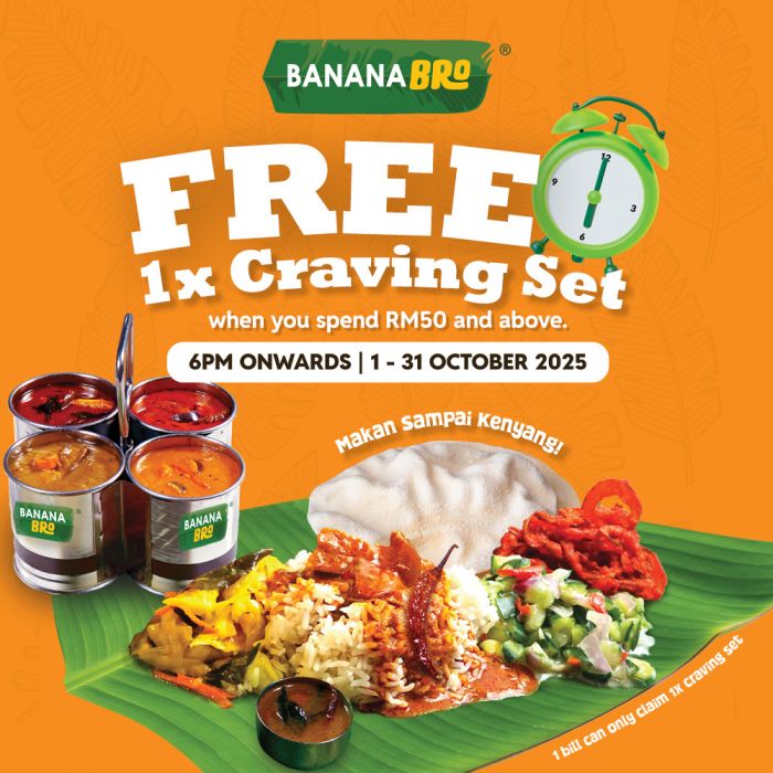 BananaBro Free Craving Set Promotion | 1-31 Oct 2025 BananaBro Free Craving Set Promotion | 1-31 Oct 2025