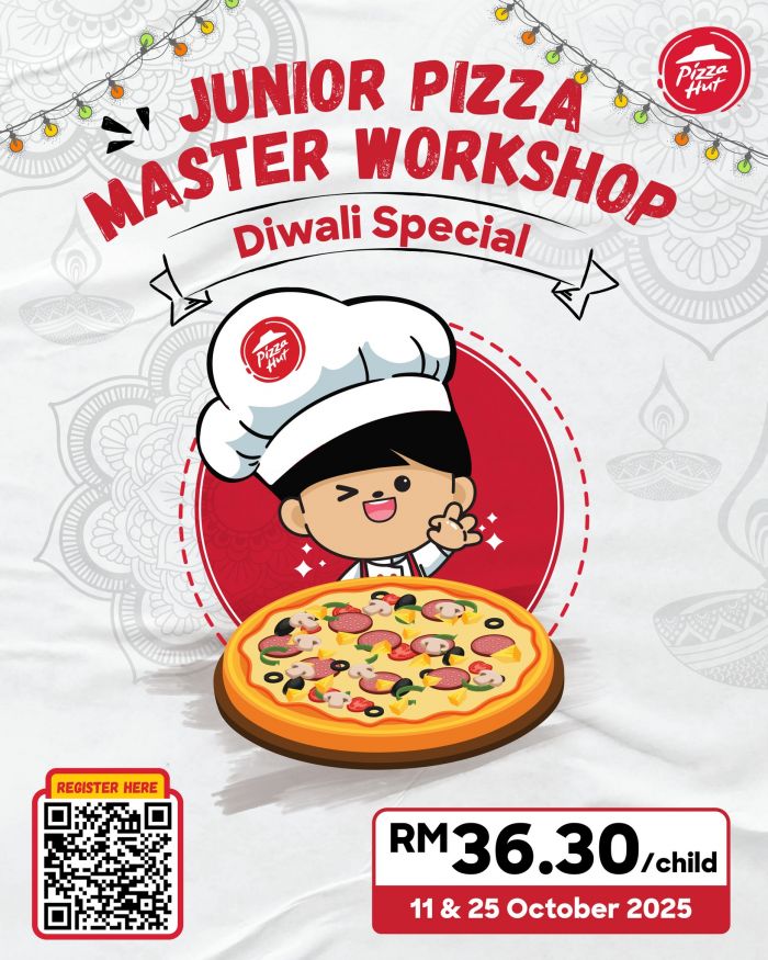 Pizza Hut Junior Pizza Master Workshop: Diwali Special Kids Pizza Making | 11 & 25 Oct 2025 Pizza Hut Junior Pizza Master Workshop: Diwali Special Kids Pizza Making | 11 & 25 Oct 2025