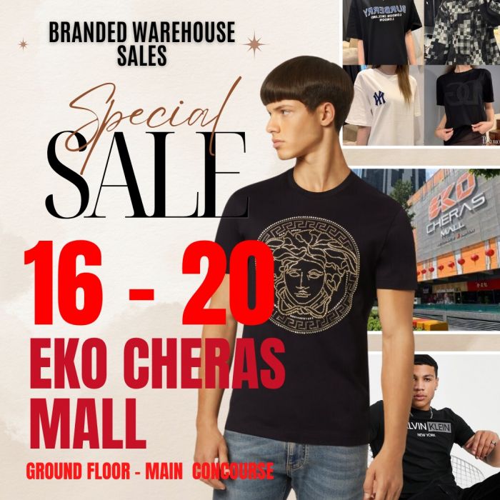 Eko Cheras Mall Branded Warehouse Sale | 16-20 Oct 2025 Eko Cheras Mall Branded Warehouse Sale | 16-20 Oct 2025