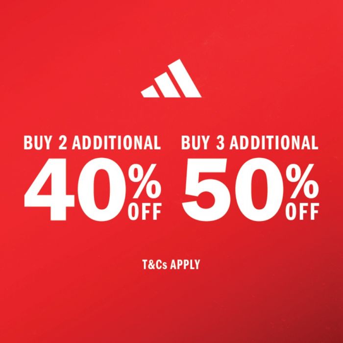 Adidas Sale at Mitsui Outlet Park Sepang: Buy 3 Additional 50% Off | 17-22 Oct 2025 Adidas Sale at Mitsui Outlet Park Sepang: Buy 3 Additional 50% Off | 17-22 Oct 2025