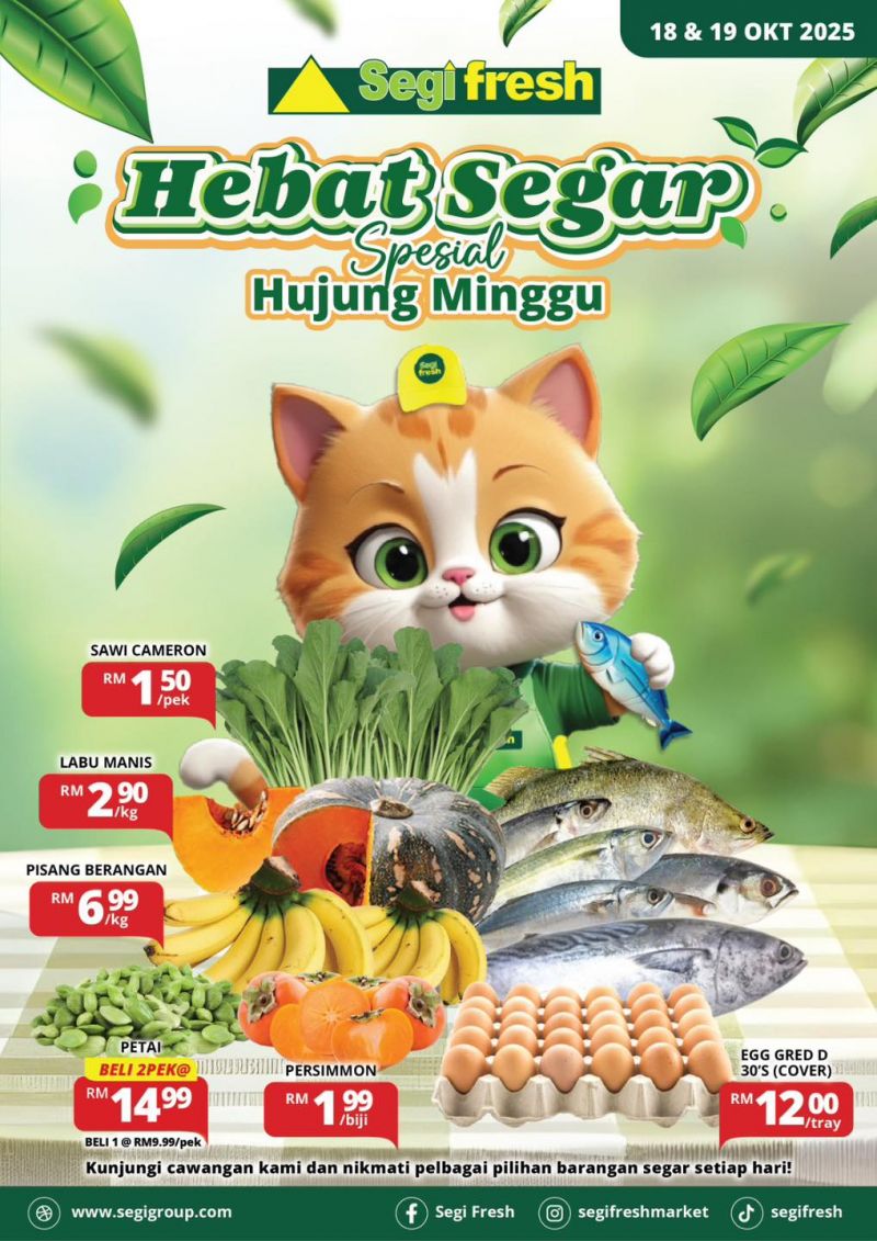 Segi Fresh Weekend Promotion | 18-19 Oct 2025 Segi Fresh Weekend Promotion | 18-19 Oct 2025