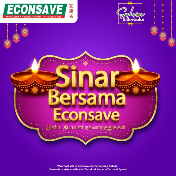 Econsave Deepavali Promotion | 18-26 Oct 2025 Econsave Deepavali Promotion | 18-26 Oct 2025