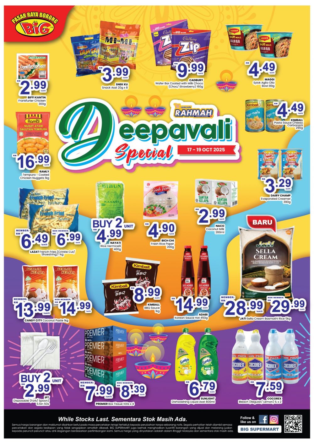 Pasaraya BiG Deepavali Promotion (17-19 Oct 2025) Pasaraya BiG Deepavali Promotion (17-19 Oct 2025)