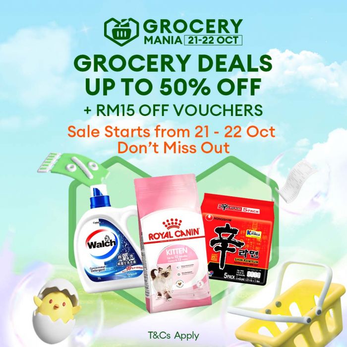 Lazada Grocery Promotion: Up To 50% Off | 21-22 Oct 2025 Lazada Grocery Promotion: Up To 50% Off | 21-22 Oct 2025
