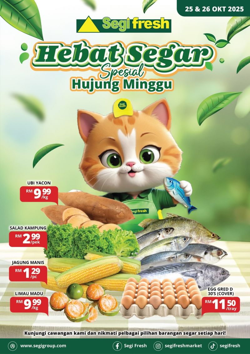 Segi Fresh Weekend Promotion | 25-26 Oct 2025 Segi Fresh Weekend Promotion | 25-26 Oct 2025