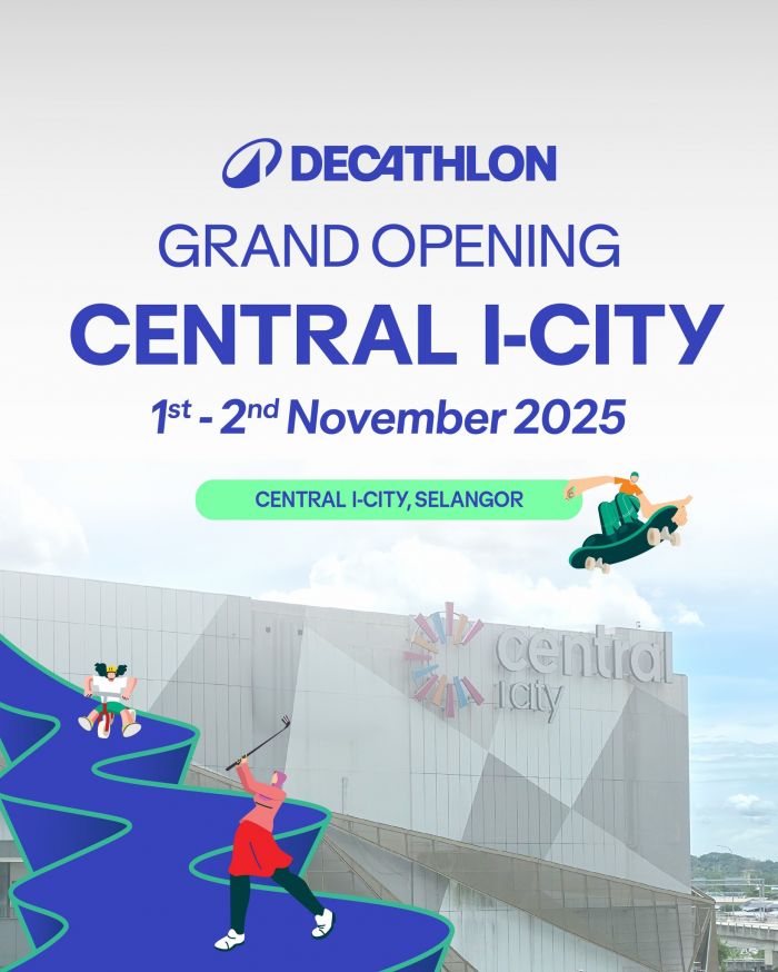 Decathlon Central i-City Grand Opening Promotion: Free Gifts & Extra Points | 1–2 Nov 2025 Decathlon Central i-City Grand Opening Promotion: Free Gifts & Extra Points | 1–2 Nov 2025