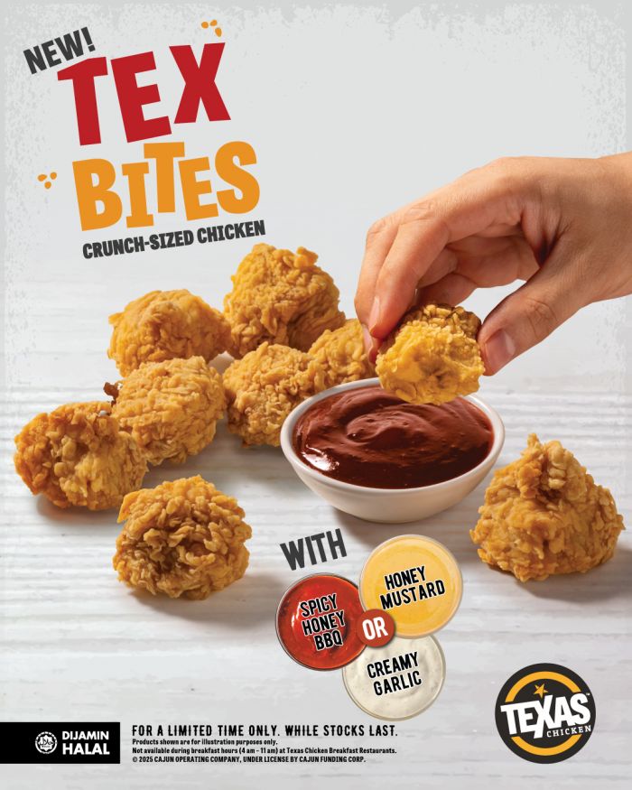 Texas Chicken Tex Bites: Crunch-Sized Chicken with Dipping Sauces Texas Chicken Tex Bites: Crunch-Sized Chicken with Dipping Sauces