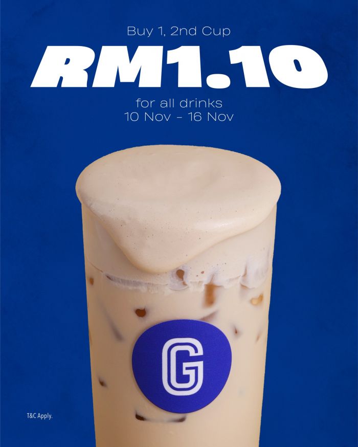 Gigi Coffee 11.11 Promotion: Buy 1 Second Cup RM1.10 | 10–16 Nov 2025 Gigi Coffee 11.11 Promotion: Buy 1 Second Cup RM1.10 | 10–16 Nov 2025