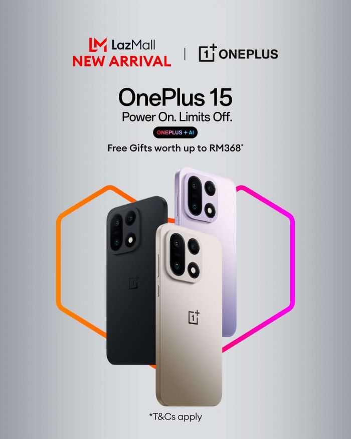 OnePlus Lazada First Sale Promotion: OnePlus 15 Free Gifts Worth RM368 | 14 Nov – 13 Dec 2025 OnePlus Lazada First Sale Promotion: OnePlus 15 Free Gifts Worth RM368 | 14 Nov – 13 Dec 2025