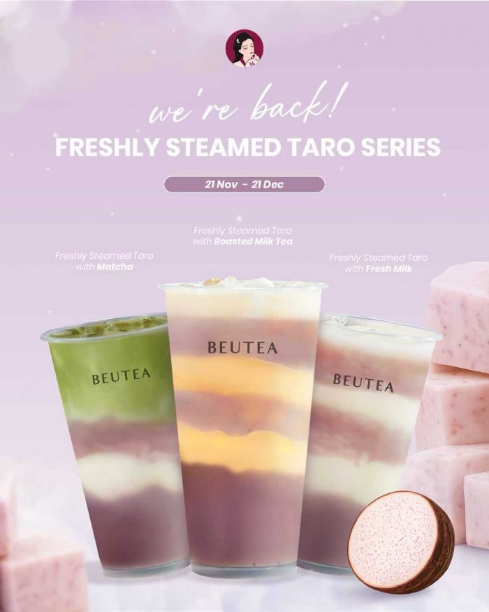 Beutea Freshly Steamed Taro Series: Seasonal Taro Drinks Return | Nov–Dec 2025 Beutea Freshly Steamed Taro Series: Seasonal Taro Drinks Return | Nov–Dec 2025