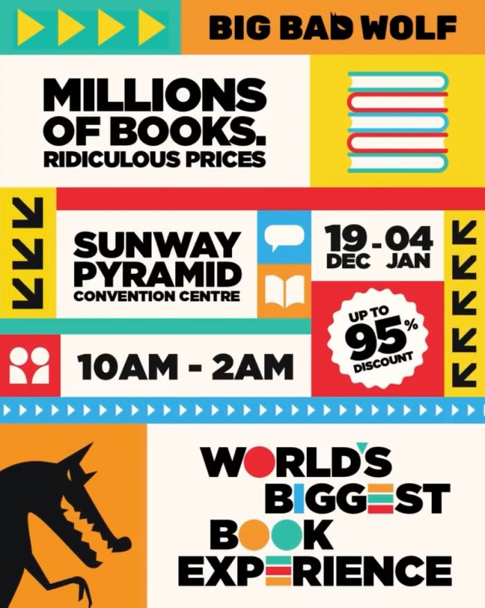 Big Bad Wolf Book Sale at Sunway Pyramid: Up to 95% Discount | 19 Dec 2025 – 4 Jan 2026 Big Bad Wolf Book Sale at Sunway Pyramid: Up to 95% Discount | 19 Dec 2025 – 4 Jan 2026
