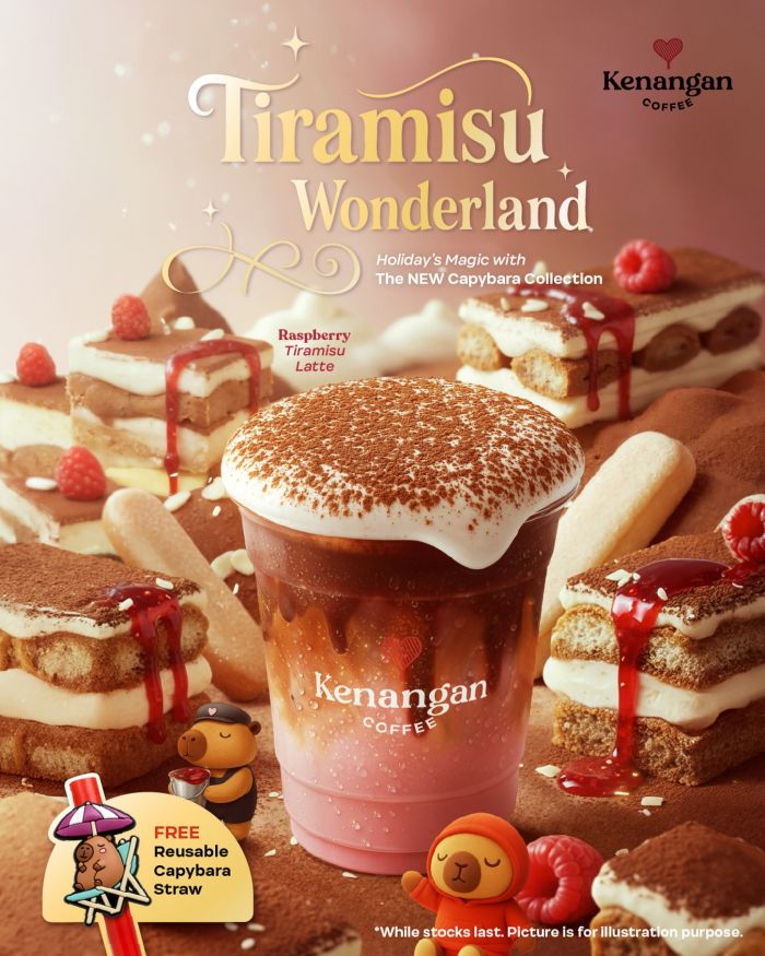Kenangan Coffee Promotion: Tiramisu Wonderland & Free Capybara Straw Kenangan Coffee Promotion: Tiramisu Wonderland & Free Capybara Straw