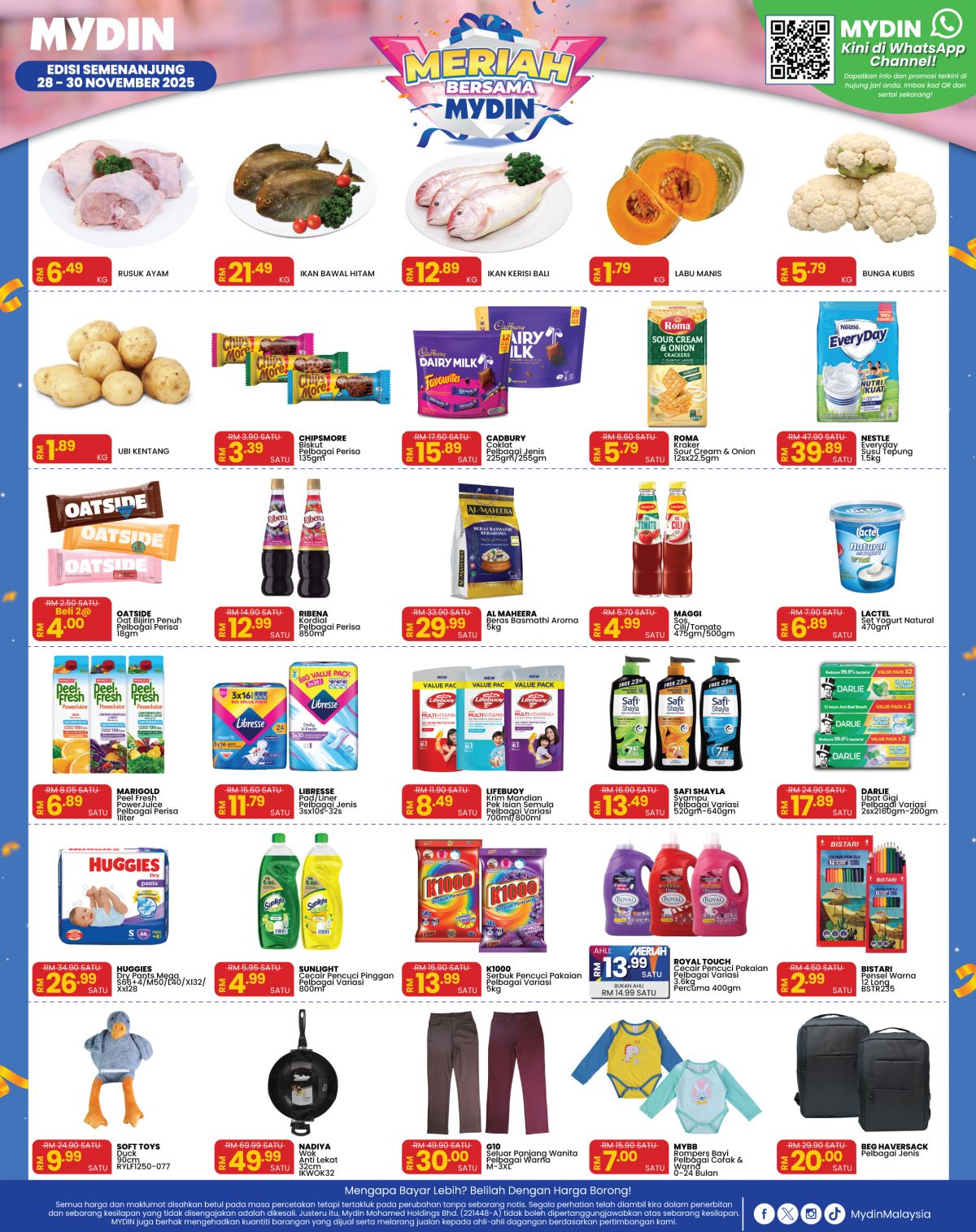 MYDIN Weekend Promotion: Fresh Groceries, Essentials & Daily Goods Deals | 28–30 Nov 2025 MYDIN Weekend Promotion: Fresh Groceries, Essentials & Daily Goods Deals | 28–30 Nov 2025