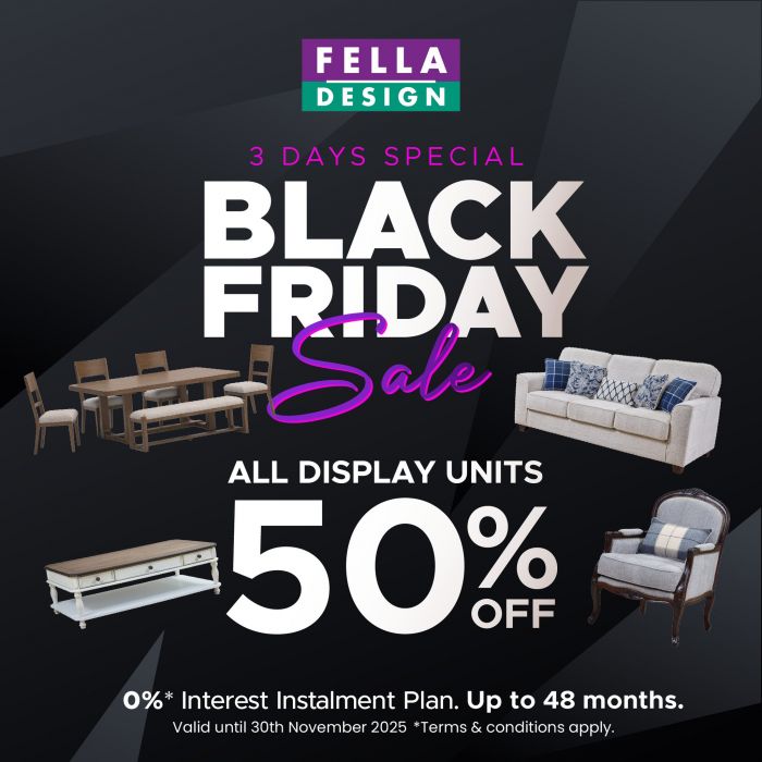 Fella Design Black Friday Sale: 50% Off Display Units | 28–30 Nov 2025 Fella Design Black Friday Sale: 50% Off Display Units | 28–30 Nov 2025