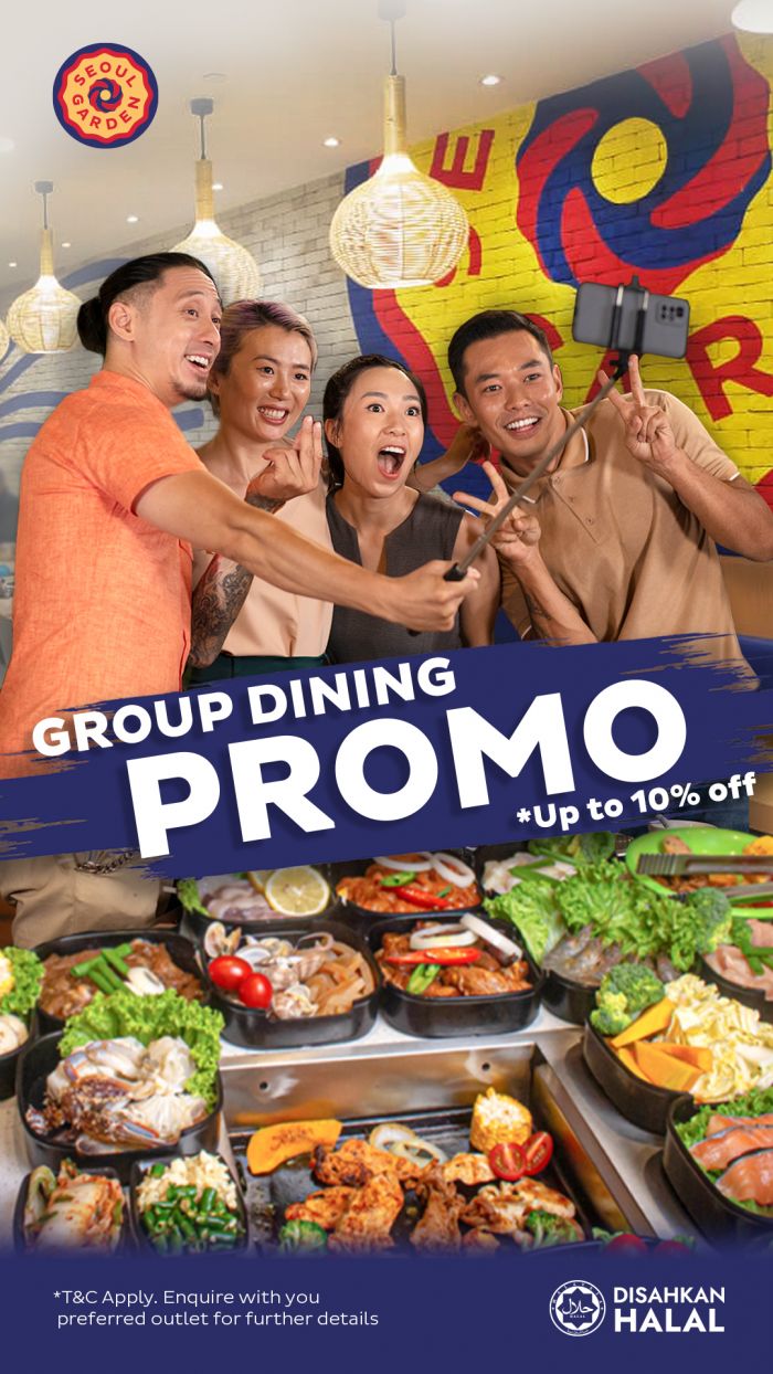 Seoul Garden Group Dining Promotion: Up to 10% Off Buffet Dining Seoul Garden Group Dining Promotion: Up to 10% Off Buffet Dining