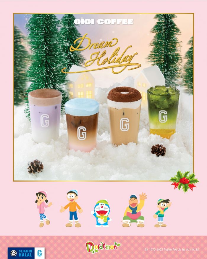 Gigi Coffee Dream Holiday Series: Seasonal Drinks Featuring Doraemon Gigi Coffee Dream Holiday Series: Seasonal Drinks Featuring Doraemon