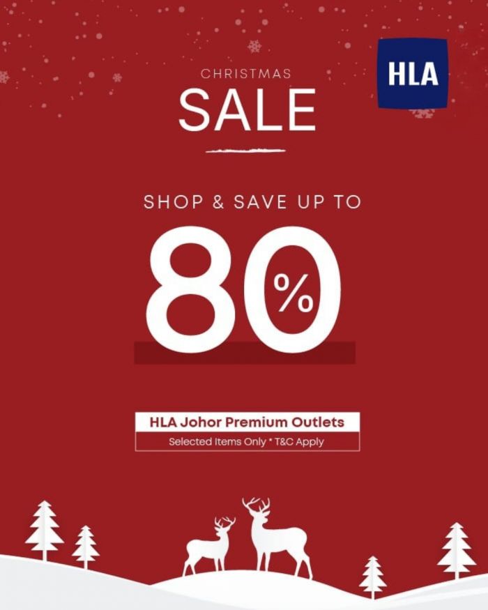HLA Johor Premium Outlets Christmas Sale: Save Up to 80% on Selected Items | 1–31 Dec 2025 HLA Johor Premium Outlets Christmas Sale: Save Up to 80% on Selected Items | 1–31 Dec 2025