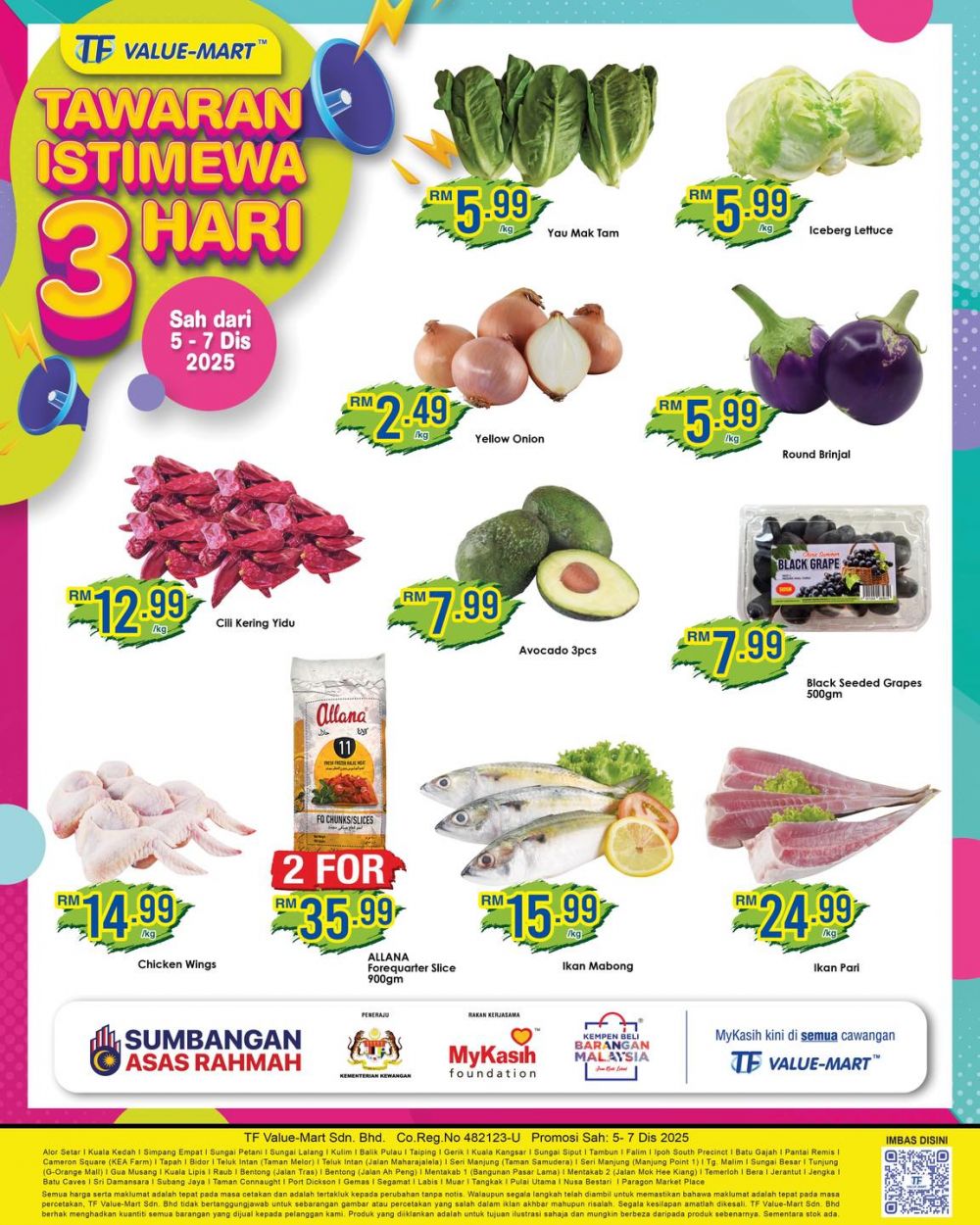 TF Value-Mart 3-Day Promotion: Grocery & Household Deals | 5–7 December 2025 TF Value-Mart 3-Day Promotion: Grocery & Household Deals | 5–7 December 2025