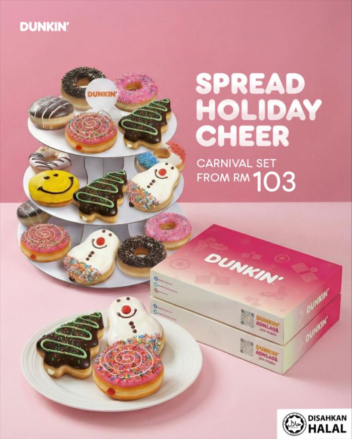 Dunkin Holiday Promotion: Carnival Donut Sets from RM103 Dunkin Holiday Promotion: Carnival Donut Sets from RM103
