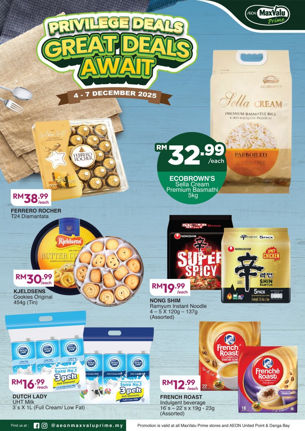 AEON MaxValu Prime Weekend Promotion: Great Deals Await | 4-7 Dec 2025 AEON MaxValu Prime Weekend Promotion: Great Deals Await | 4-7 Dec 2025