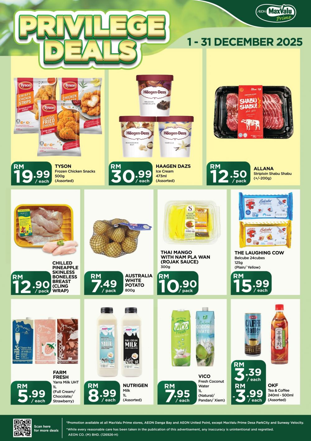 AEON MaxValu Prime Members Promotion: Exclusive Member Prices | 1-31 Dec 2025 AEON MaxValu Prime Members Promotion: Exclusive Member Prices | 1-31 Dec 2025