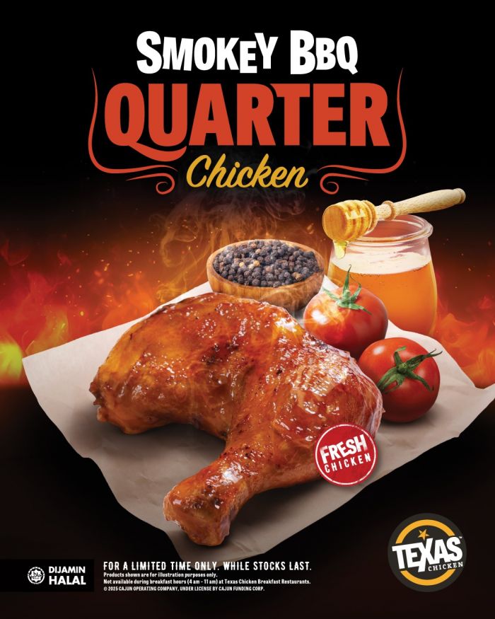 Texas Chicken Smokey BBQ Menu: Quarter Chicken & Tenders Texas Chicken Smokey BBQ Menu: Quarter Chicken & Tenders
