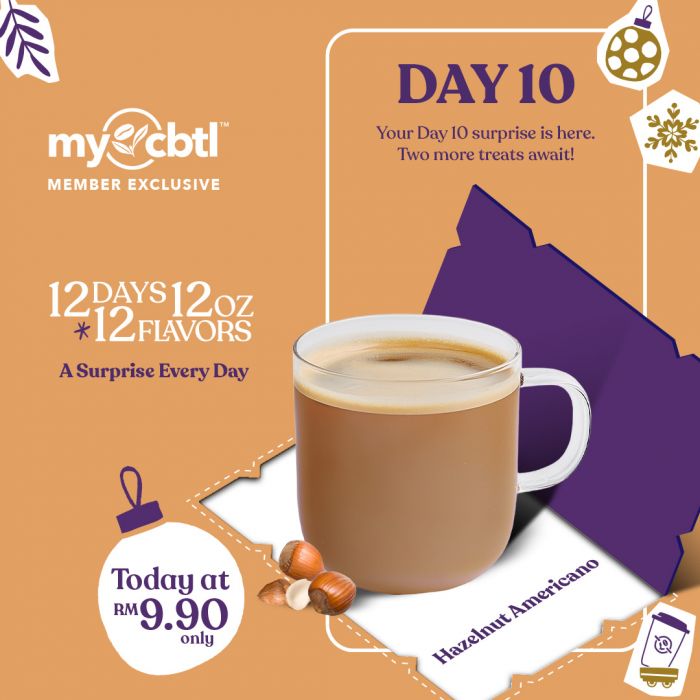 Coffee Bean Promotion: Hazelnut Americano RM9.90 | 10 Dec 2025 Coffee Bean Promotion: Hazelnut Americano RM9.90 | 10 Dec 2025