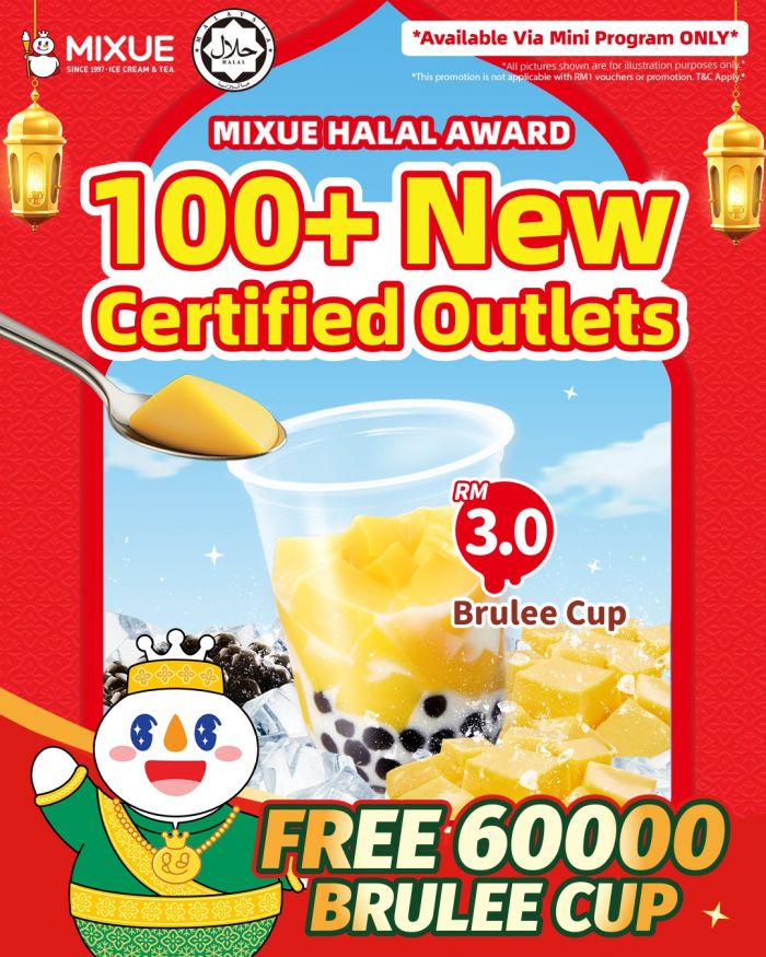 Mixue Free Brulee Cup Promotion: Halal Award Celebration Deal | 10–13 Dec 2025 Mixue Free Brulee Cup Promotion: Halal Award Celebration Deal | 10–13 Dec 2025