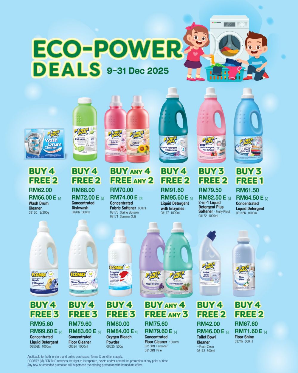 Cosway Promotion: Eco-Power Deals | 9-31 Dec 2025 Cosway Promotion: Eco-Power Deals | 9-31 Dec 2025